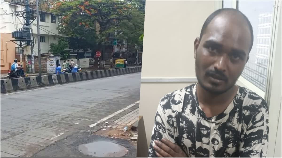 MURDERED TWO PEOPLES WHILE SLEEPING  MAN ARRESTED FOR KILLING BY STONE  ബെംഗളൂരുവിൽ കല്ല് കൊണ്ട് കൊലപാതകം  മദ്യലഹരിയിൽ കല്ലെറിഞ്ഞ് കൊലപാതകം