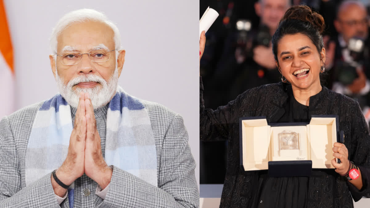 Etv BharatPM NARENDRA MODI PRAISES PAYAL KAPADIA