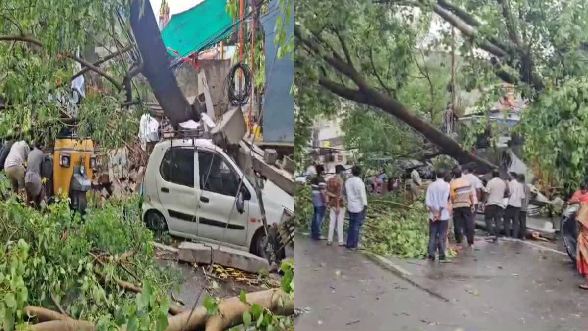 Hyderabad Heavy rains Effect