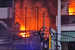 EAST DELHI CHILDRENS HOSPITAL  MASSIVE FIRE BROKE OUT AT HOSPITAL  DELHI BABY CARE CENTRE FIRE  ഡൽഹി ആശുപത്രി തീപിടിത്തം