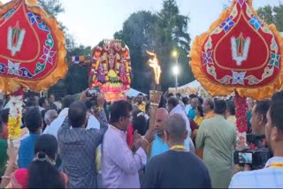 Brahmotsavam At Hindu Temple At Saint Louis