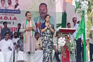 JMM leader Kalpana Soren campaigned for Congress candidate from Godda Lok Sabha seat
