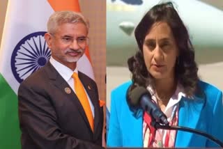 ಭಾರತ ಕೆನಡಾ  INDIA CANADA RELATIONS  CANADA FOREIGN MINISTER ANITA ANAND  MINISTER S JAISHANKAR
