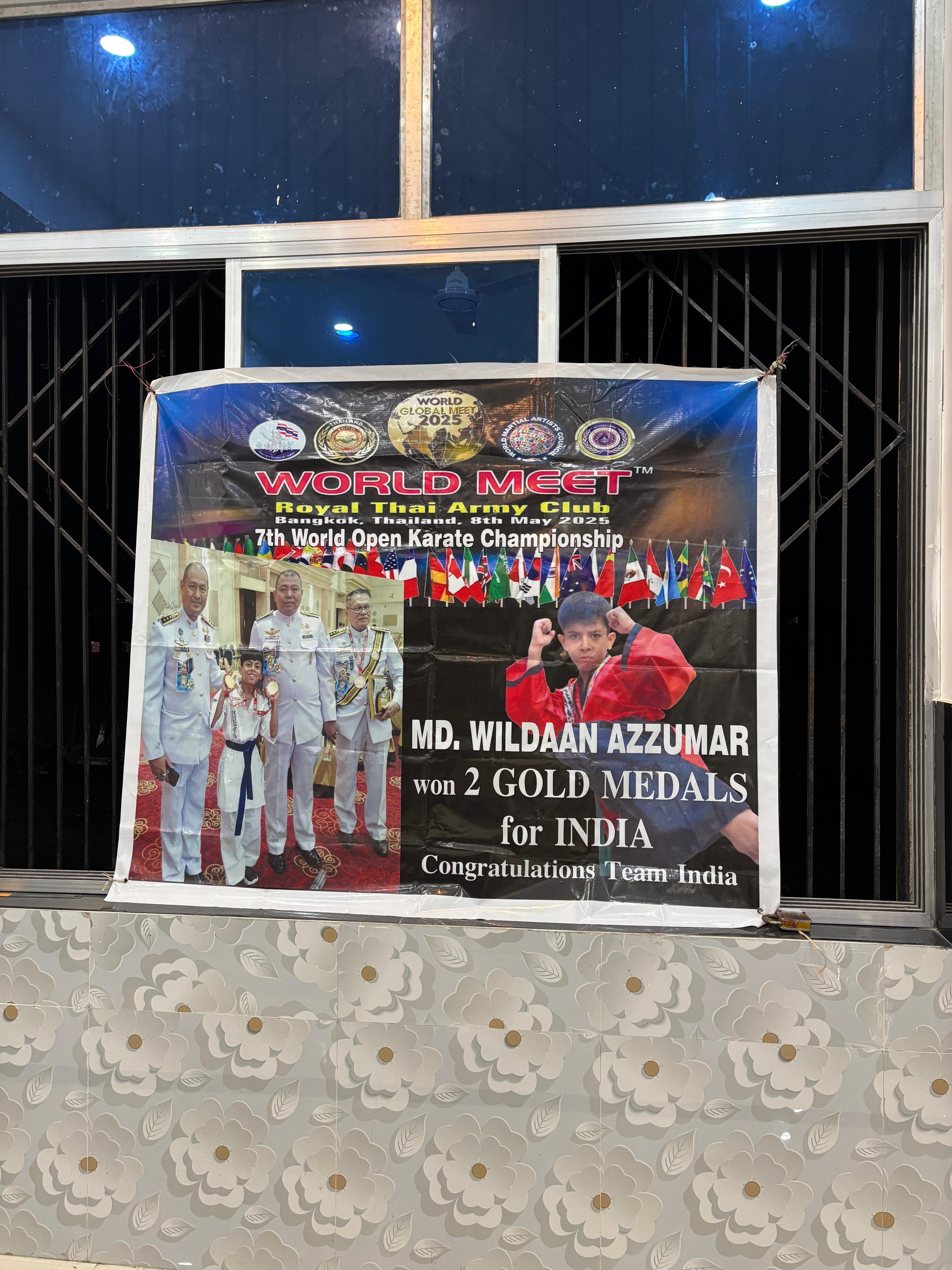 Wildaan Azzumar of Gaya wins two gold