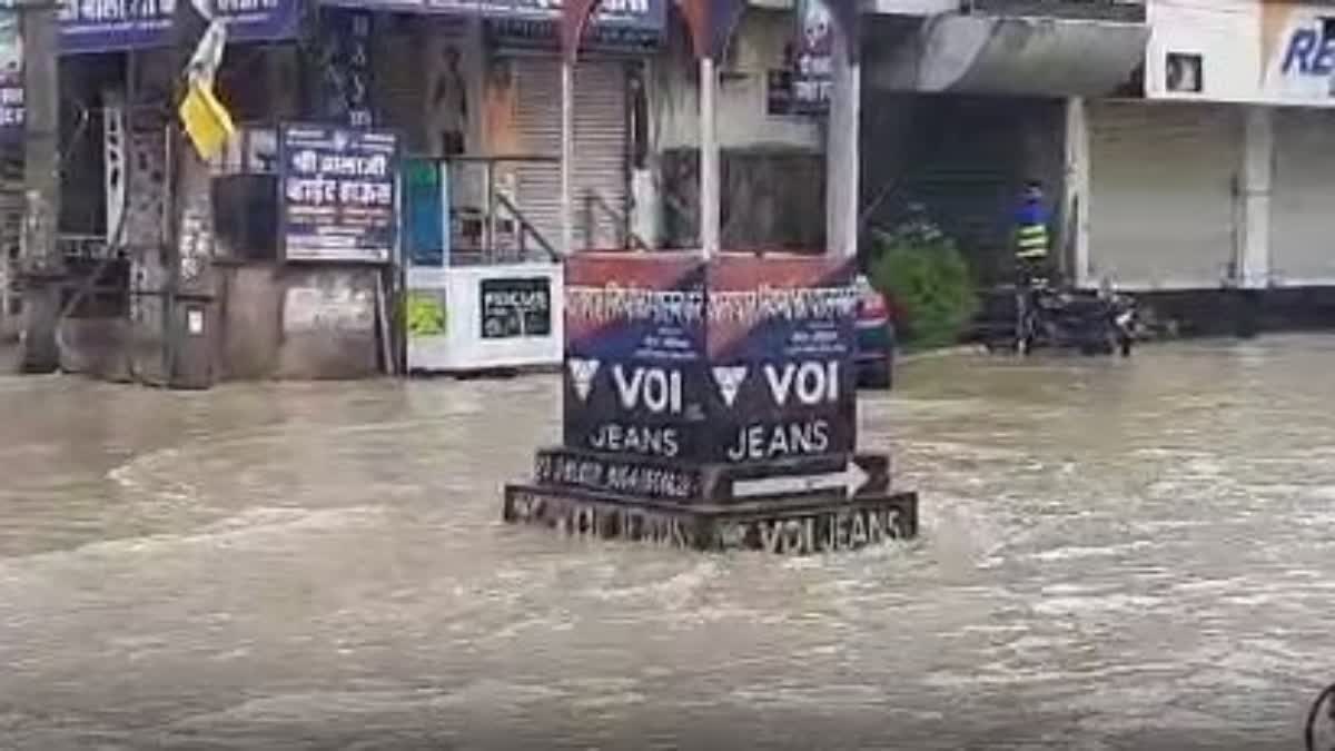 मानसून की पहली बारिश में डूबा श्रीगंगानगर जिला मुख्यालय