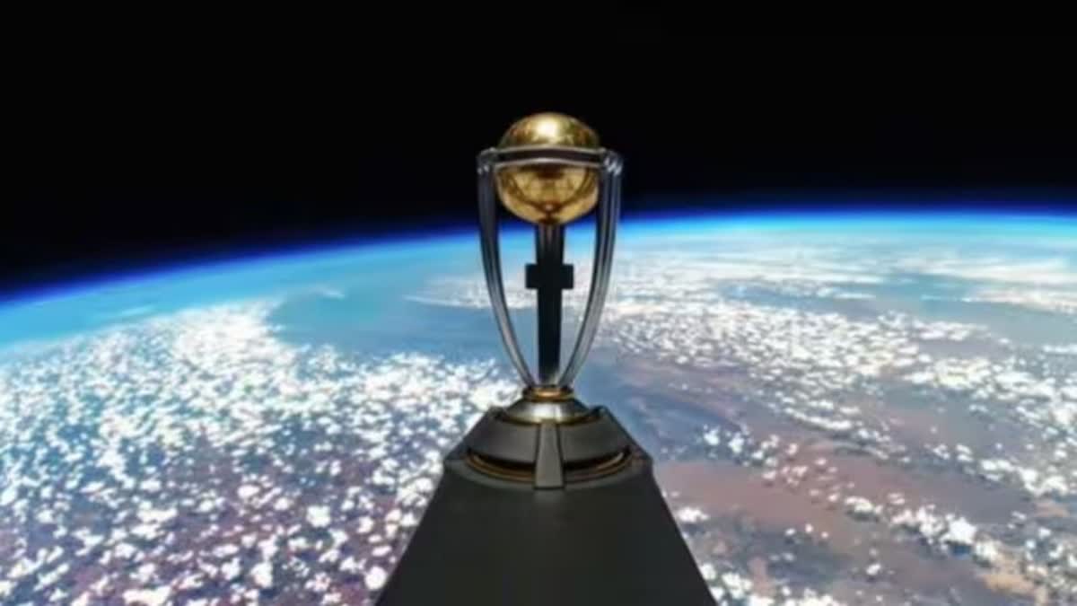 Out of this world  ICC World Cup trophy sent to space