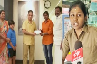 actor-kamal-haasan-gifted-a-car-to-coimbatore-first-female-driver-sharmila