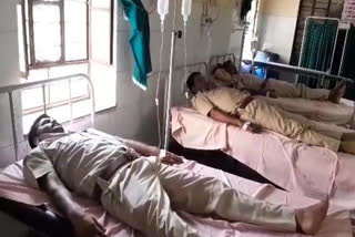 7 jail employees fell ill during hunger strike in Dholpur