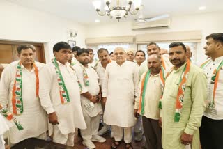 Sarpanch joined Congress in Haryana