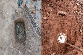 IED bomb and spike hole recovered in forest of Tonto police station of West Singhbhum District
