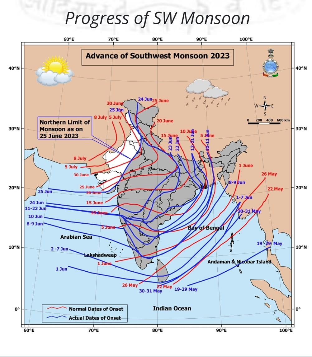 monsoon progress in india