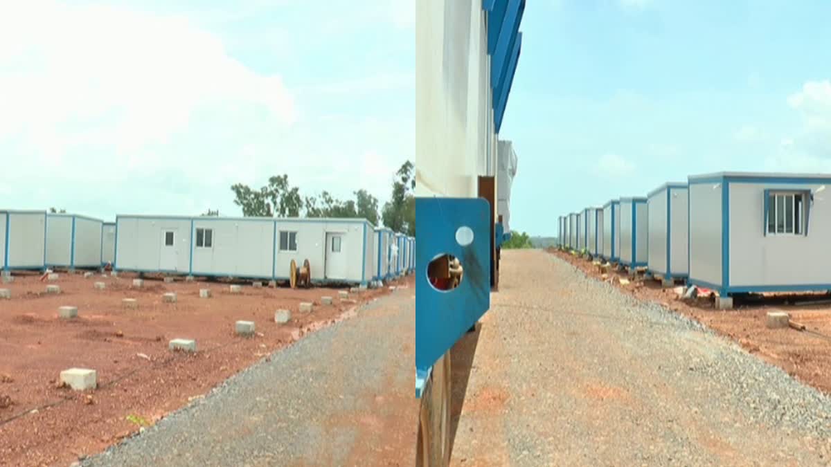 TATA COVID HOSPITAL  കോവിഡ് ആശുപത്രി കണ്ടെയ്‌നറുകൾ  TATA COVID HOSPITAL CONTAINERS