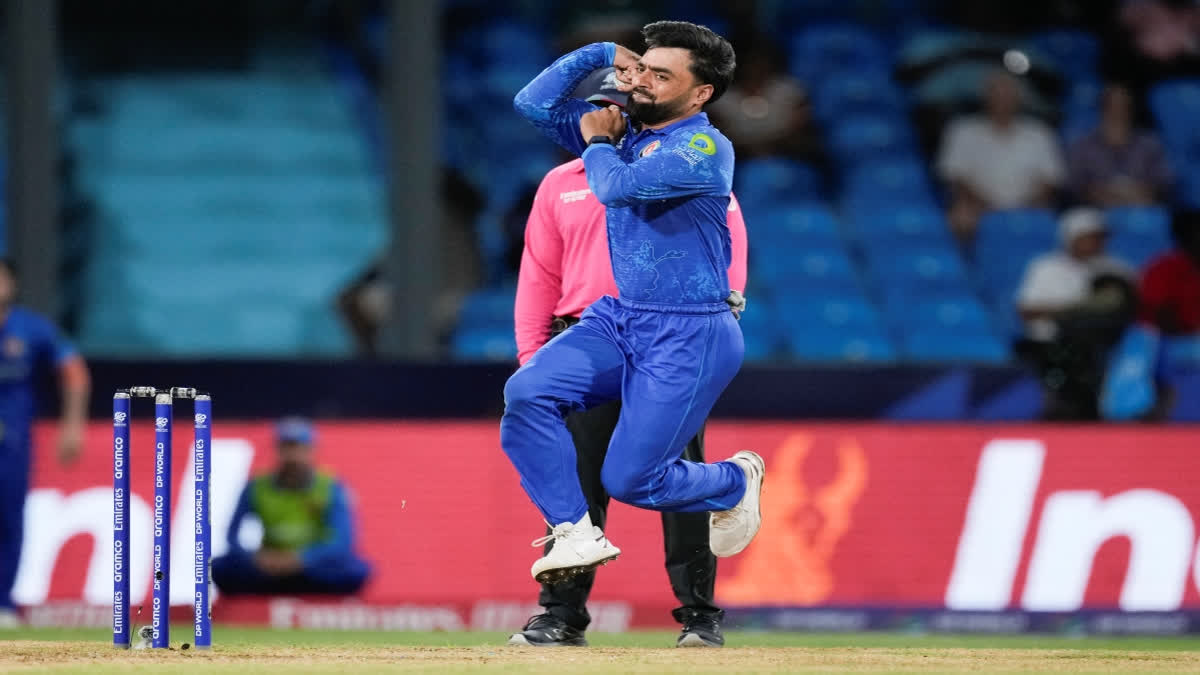 T20 World Cup: Afghanistan Skipper Rashid Khan Reprimanded For Breaching ICC Code of Conduct