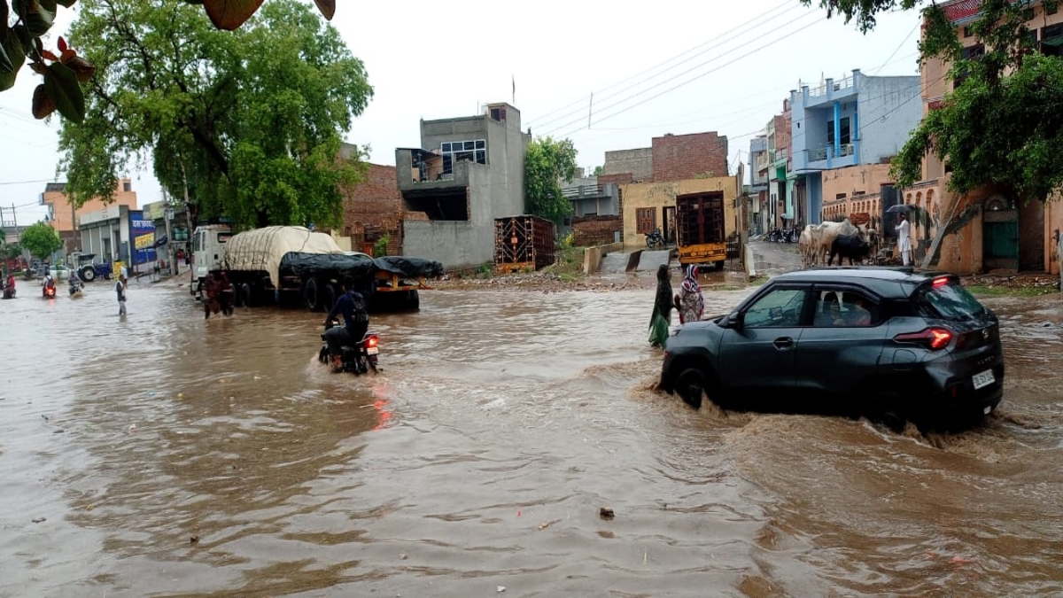 Pre Monsoon Rain in Haryana