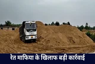 Action against sand mafia