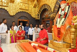 Aishwarya Menon Shirdi Visit