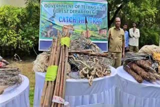 Wildlife Animal Hunting Traps Set Seized