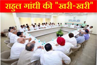 Big meeting of Congress in Delhi regarding Haryana Rahul Gandhi said  Anyone who does not like the policy and decisions should definitely leave the party