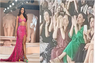 Kiara Advani walked the ramp as the showstopper for India Couture Week (ICW) show. She brought in the Barbie magic in a hot pink outfit. Her mother-in-law cheered and showed admiration for her as she graced the runway.