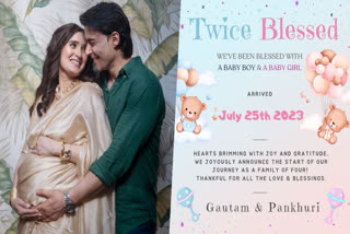 Pankhuri Awasthy, Gautam Rode 'start journey of family of four' as they welcome twins, Divyanka Tripathi, Bharti Singh and other celebs pour in wishes