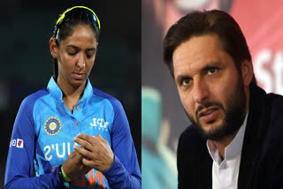 Shahid Afridi On Harmanpreet Kaur Controversy  Shahid Afridi  Harmanpreet Kaur  Harmanpreet Kaur Controversy  ഷാഹിദ് അഫ്രീദി  ഹര്‍മന്‍പ്രീത് കൗര്‍  ഐസിസി  ഹര്‍മന്‍പ്രീതിന് ഉപദേശവുമായി ഷാഹിദ് അഫ്രീദി