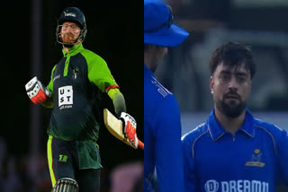 Heinrich Klaasen Smashes Rashid Khan  Heinrich Klaasen  Rashid Khan  MI New York  Major League Cricket  Seattle Orcas  Heinrich Klaasen First century in MLC  റാഷിദ് ഖാന്‍  മേജർ ലീഗ് ക്രിക്കറ്റ്  എംഐ ന്യൂയോർക്ക്  ഹെൻ‌റിച്ച് ക്ലാസൻ