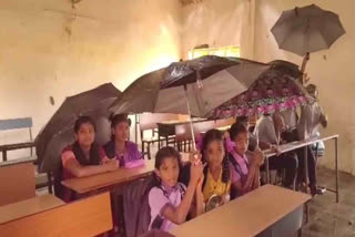 Rain Water in Classroom