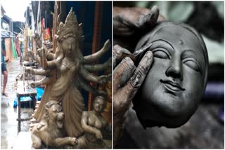 Durga Idol Making at Kumortuli