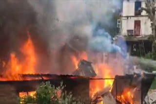 MANIPUR VIOLENCE MOB TORCHES HOUSES IN MOREH TARGETS BUSES IN KANGPOKPI