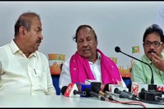 KS Eshwarappa spoke at the press conference.