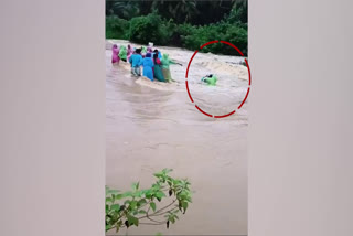 women dropped in Vagu at Kummaripadu