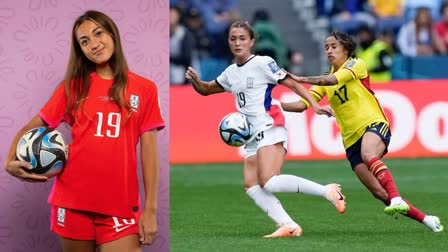 Casey Phair  fifa womens world cup  ഫിഫ വനിത ലോകകപ്പ് 2023  fifa womens world cup 2023  youngest ever FIFA world cup player  Casey Phair debute  കാസി ഫെയർ  കാസി ഫെയർ ദക്ഷിണ കൊറിയ  World cup record  Colombia vs South Korea  Casey Phair record