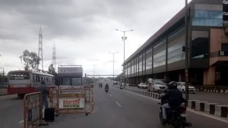 movement of heavy vehicles in Peenya Flyover