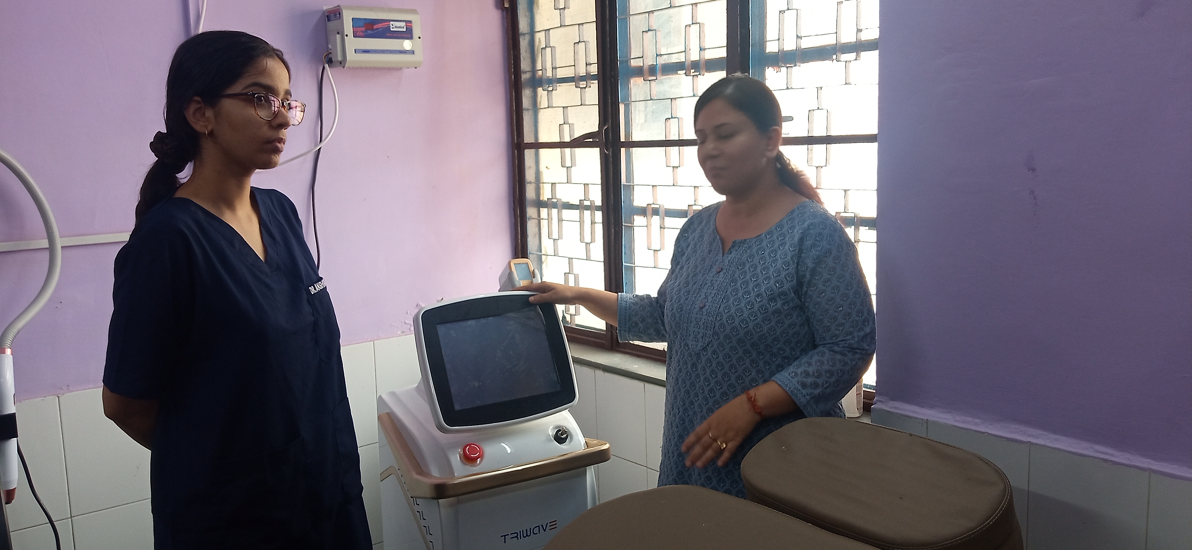 laser technology in Srinagar Base Hospital