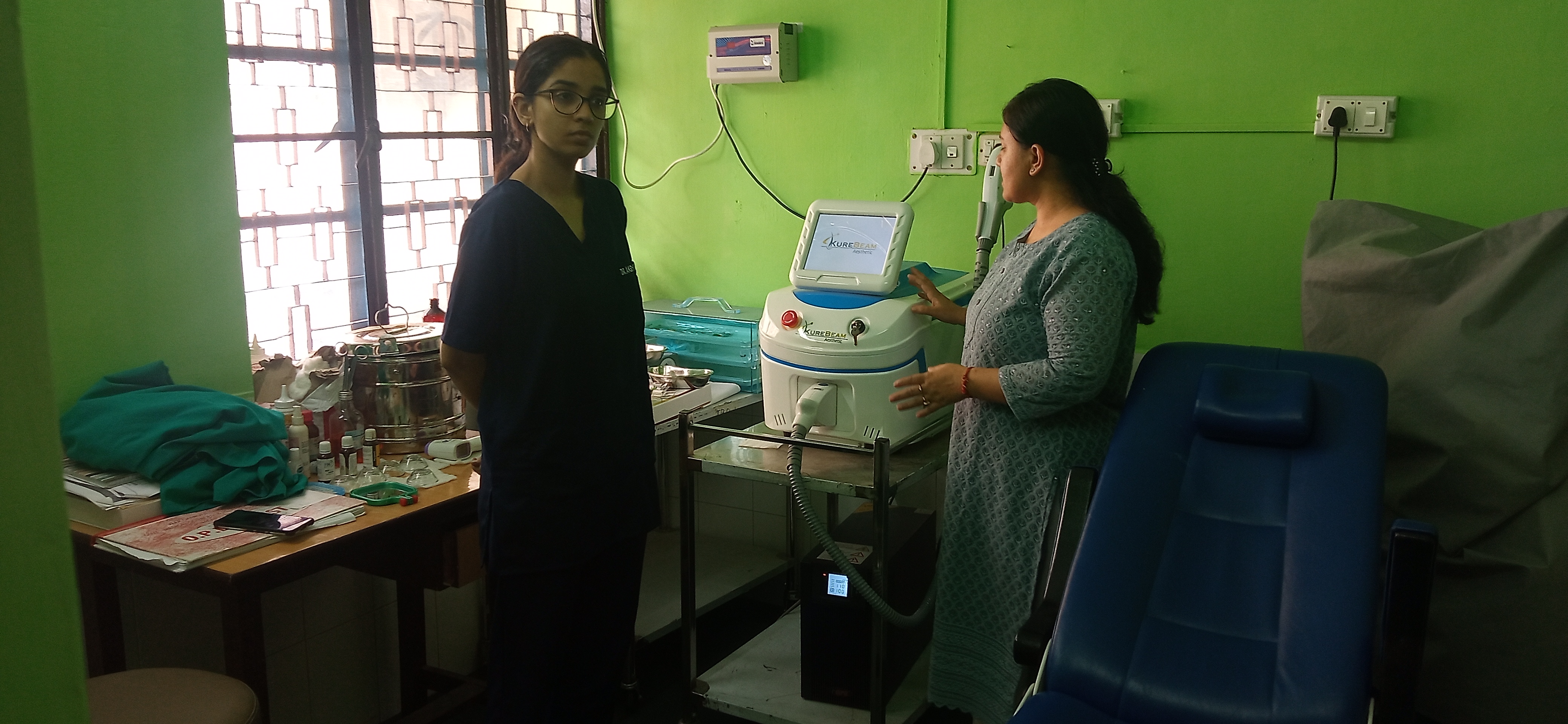 laser technology in Srinagar Base Hospital