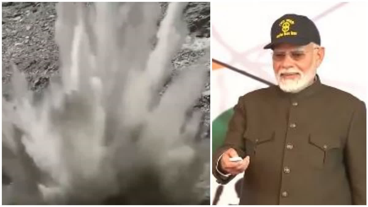 Prime Minister Narendra Modi carried out the "first blast" for the construction of a tunnel that aims to provide all-weather connectivity between Himachal Pradesh and the Union Territory of Ladakh. Modi carried out the blast, marking the start of construction of the Shinkun La tunnel, remotely from Ladakh's Drass.