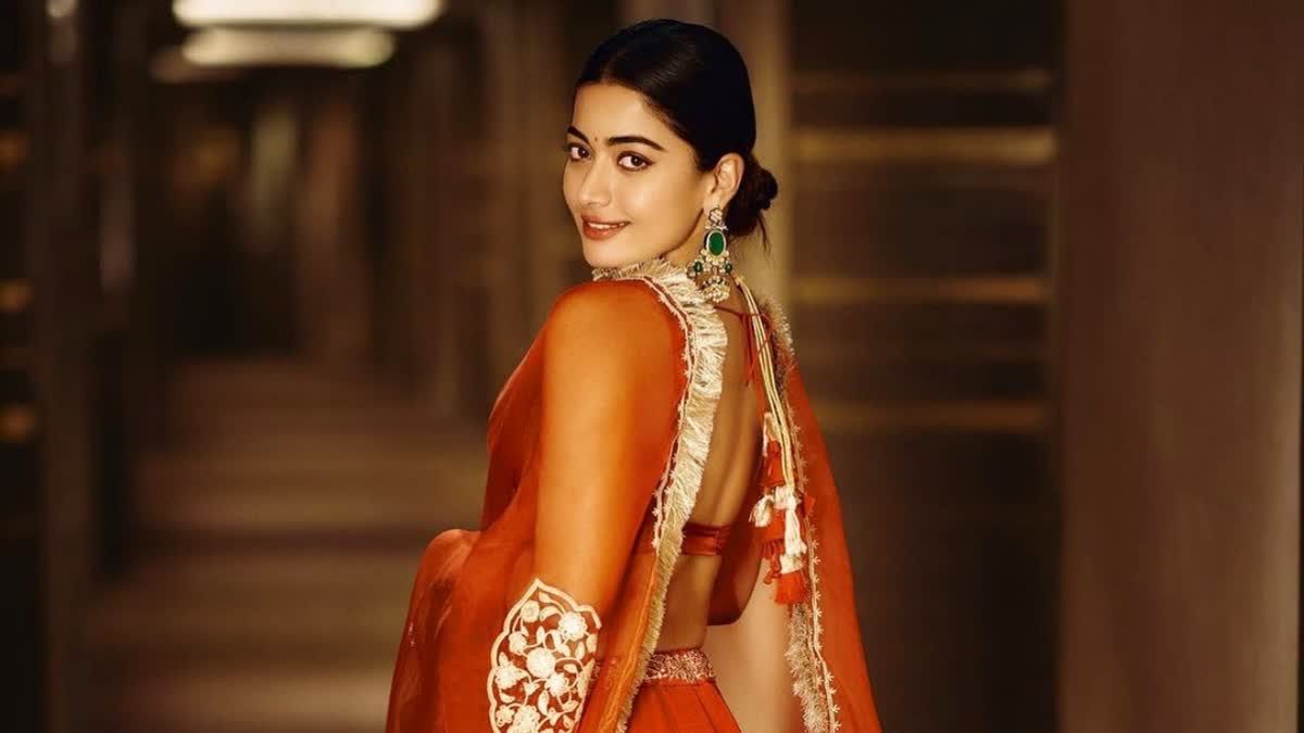 RASHMIKA MANDANNA  RANJITHAME DANCE IN PUBLIC EVENT  VIDEO VIRAL  ENTERTAINMENT NEWS