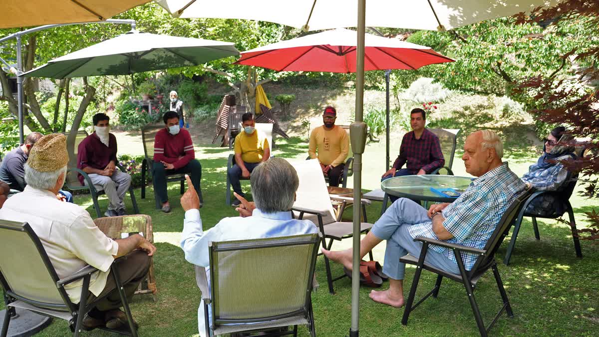 People's alliance for Gupkar Declaration Meeting In Srinagar