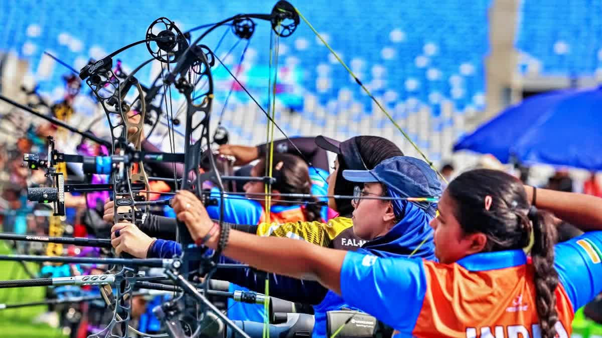 INDIAN ARCHERY COACH BAEK WOONG KI PARIS OLYMPICS 2024 ARCHERY  INDIAN ARCHERS AT PARIS OLYMPICS INDIA AT PARIS OLYMPICS INDIAN ARCHERY COACH OLYMPICS