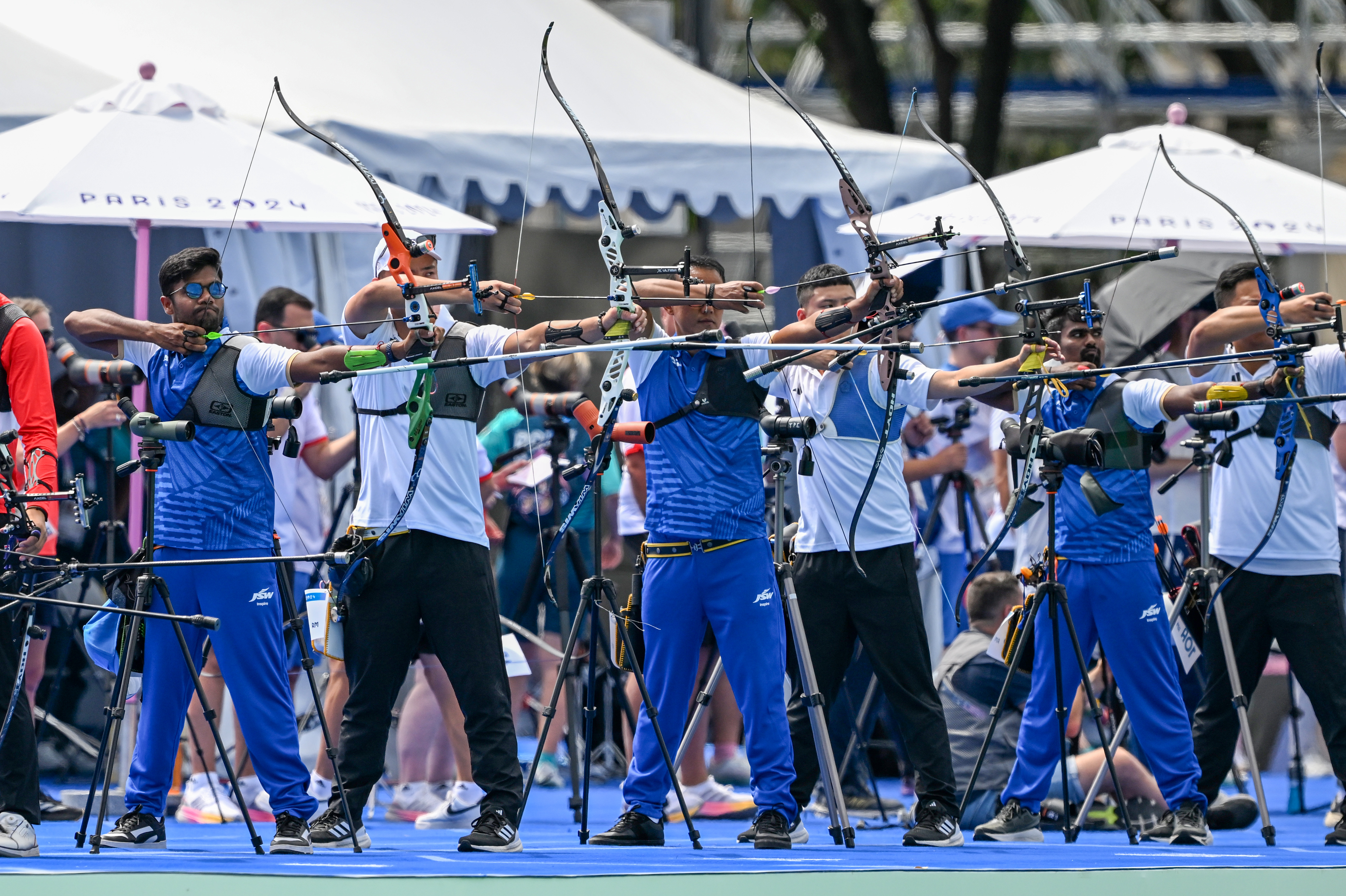 INDIAN ARCHERY COACH OLYMPICS  PARIS OLYMPICS 2024 ARCHERY  INDIA AT PARIS OLYMPICS  INDIAN ARCHERS AT PARIS OLYMPICS