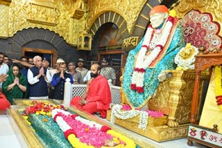 Governor Abdul Nazeer Visit Sai baba Temple