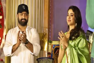 Jr NTR and Janhvi Kapoor