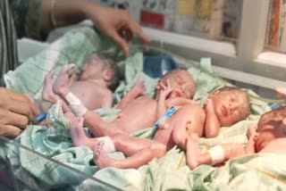 woman gave birth to 4 children in Bastar