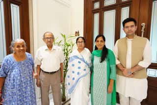 Mamata Banerje Visit Arvind Kejriwal's House