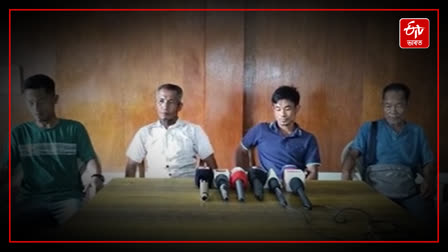 Family members press conference on the death of three hmar militant in Silchar