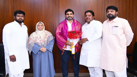 ycp_mlc_zakia_khanam_meet_minister_lokesh