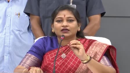 Home Minister Anitha on Ganja