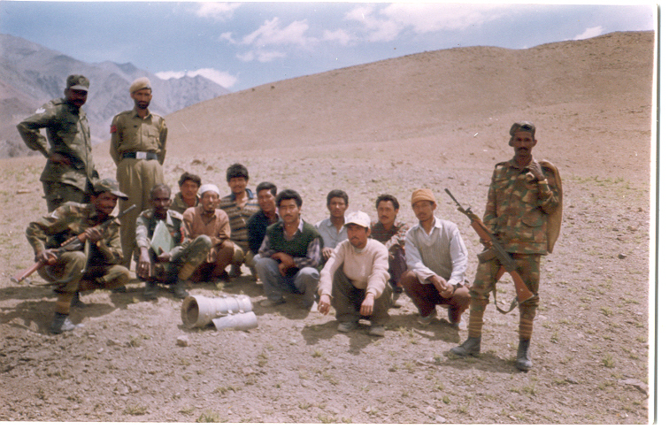 Colonel Dhillon with his team members