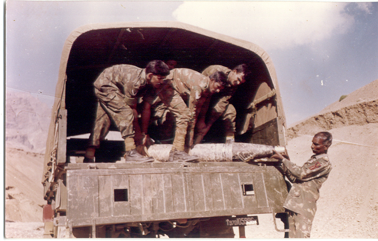 Colonel Dhillon and his team delivered ration and ammunition to Indian Army soldiers