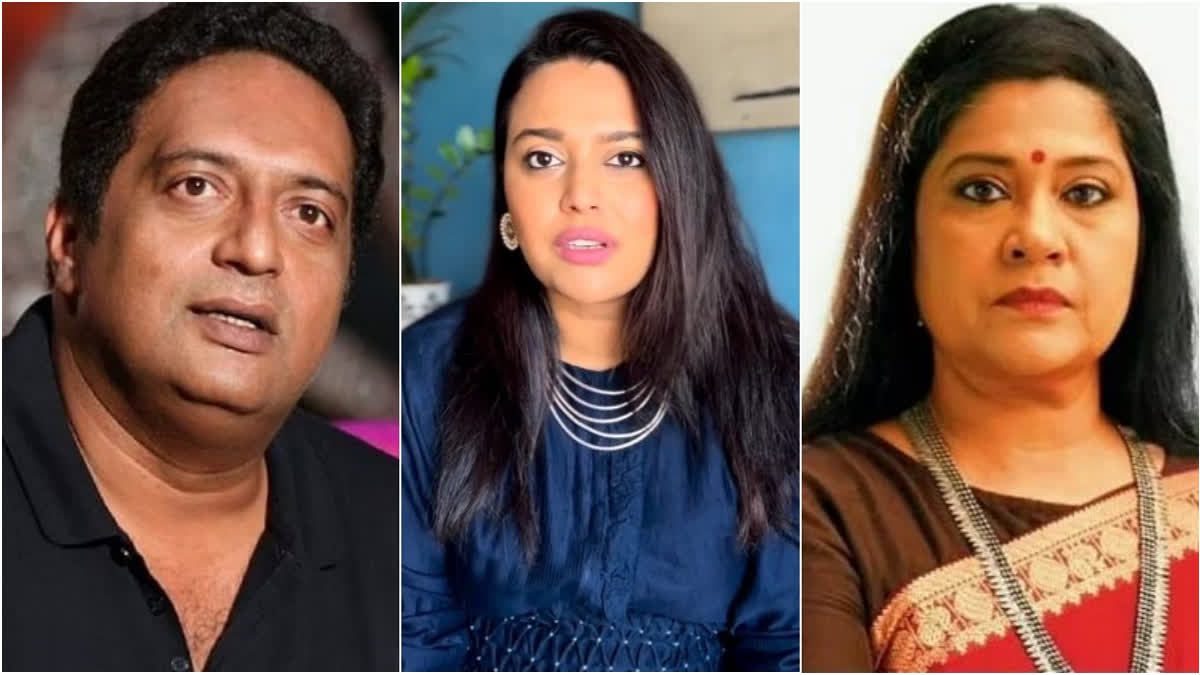 Actors Swara Bhasker, Renuka Shahane, and Prakash Raj among others, have responded to the Muzaffarnagar incident in which a private school instructor is accused of ordering a few young children to slap a classmate. The teacher allegedly also stated that students of a particular faith whose parents do not prioritize their education should be taught a lesson.